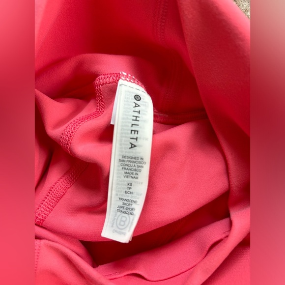 NWT Athleta Transcend Skort with Hidden Pockets Coral Petal - Picture 12 of 14